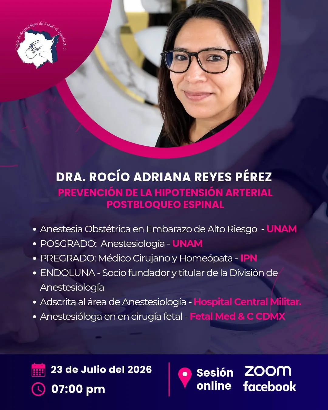 Sesión sobre prevención de hipotensión arterial